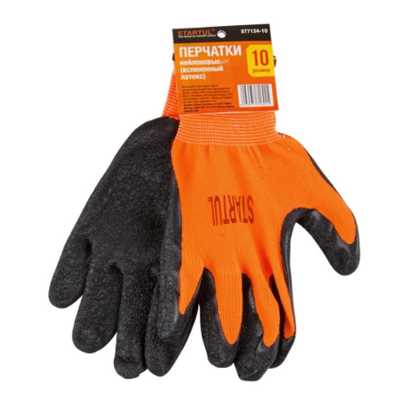 Перчатки Startul ST7124-9 нейлон латексное рельефное покрытие 9 р-р 60₽