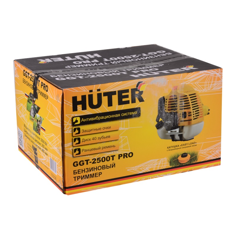 Триммер бензиновый с антивибрационной системой Huter GGT-2500T PRO 70/2/28