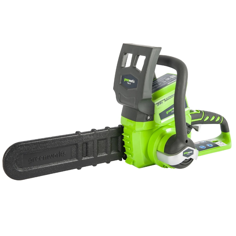 Пила цепная Greenworks G24CS25K2 24В 2000007VB, c аккумулятором 4 Ач и зарядным устройством в Коврове