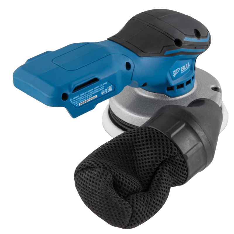 Аккумуляторная эксцентриковая шлифмашина Bull CRS 1218 E SOLO XLTpro 1304691, в коробке  в Переславле