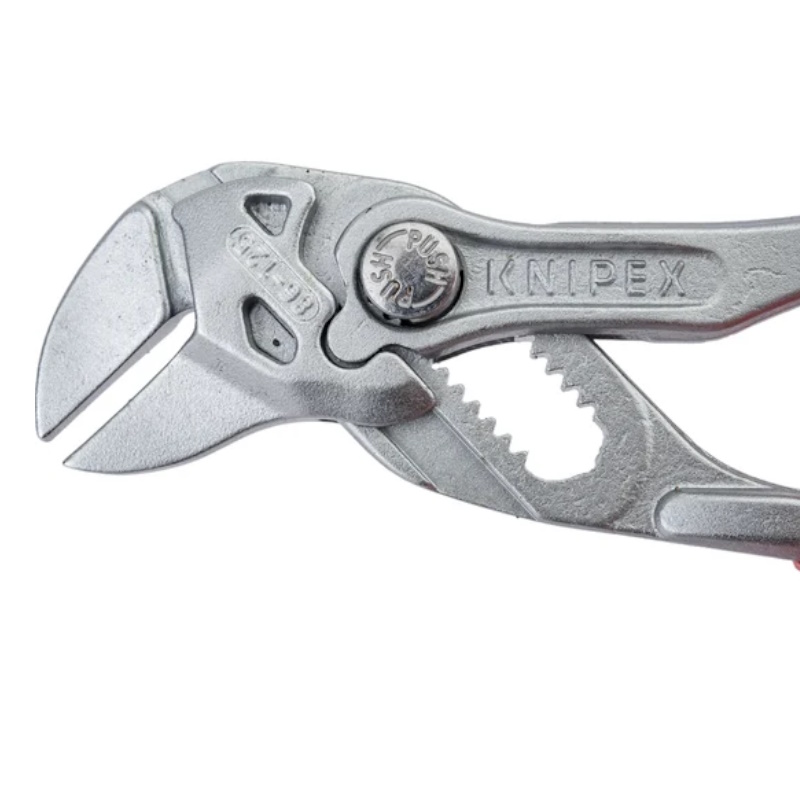 Клещи переставные-гаечный ключ Knipex KN-8603125SB, зев 23 мм, длина 125 мм, хром, обливные ручки, SB в Муроме