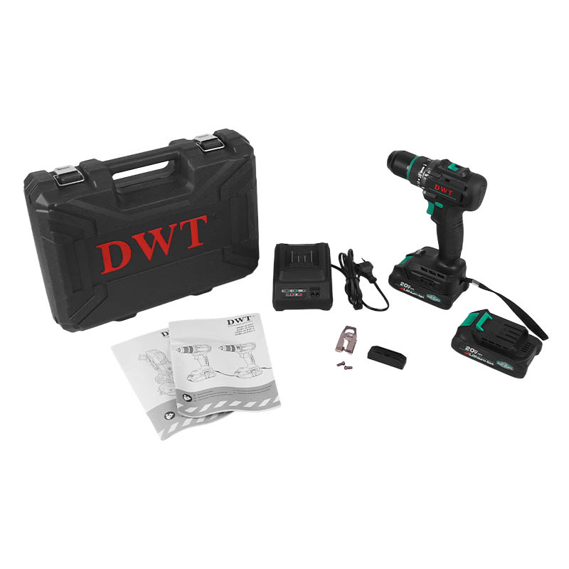 Аккумуляторная дрель-шуруповерт DWT ABSP-20 DNF-2 BMC, 20 V MAX, бесщеточная, 20 В / 2 Ач Li-ion, 60 Нм, 2 АКБ в Рыбинске