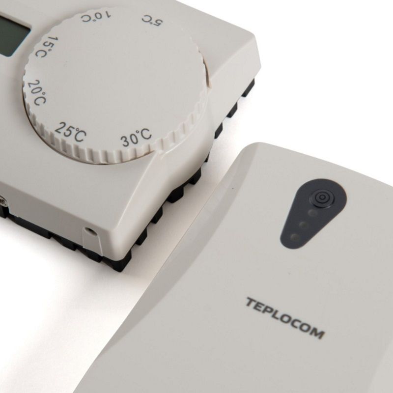 Термостат комнатный беспроводной Teplocom TS-2AA/3A RF2 для котла в Твери
