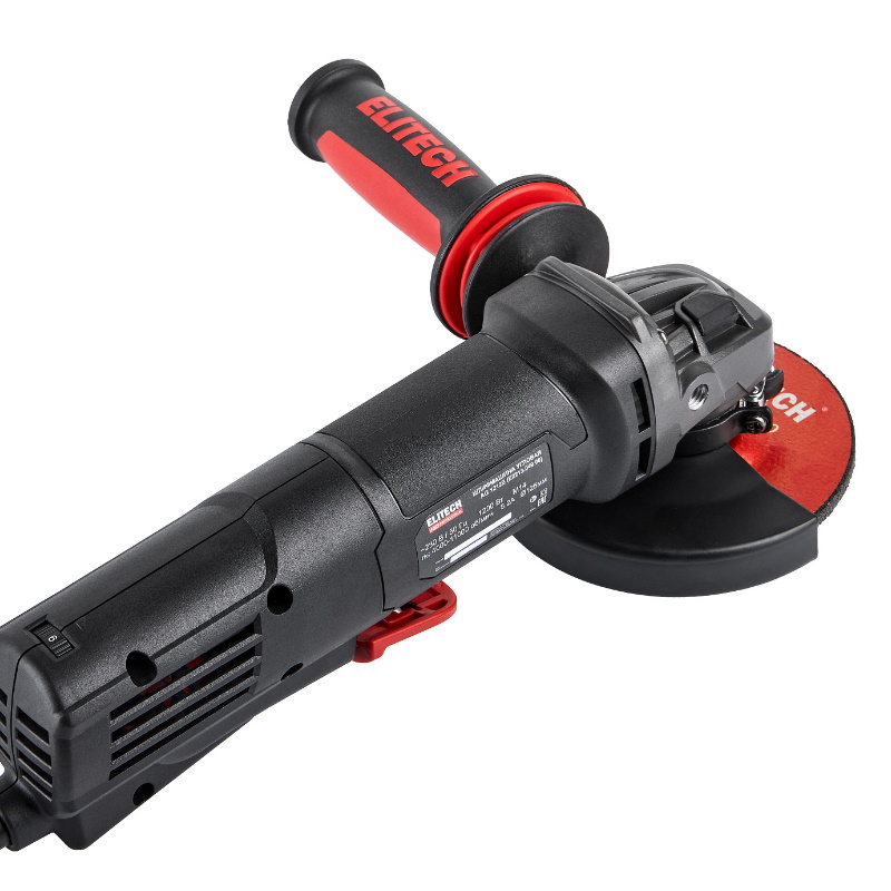 Угловая шлифмашина (болгарка) Elitech HD 205371 E2213.049.00, 125 мм, 1200 Вт, плавный пуск, регулировка оборотов в Угличе