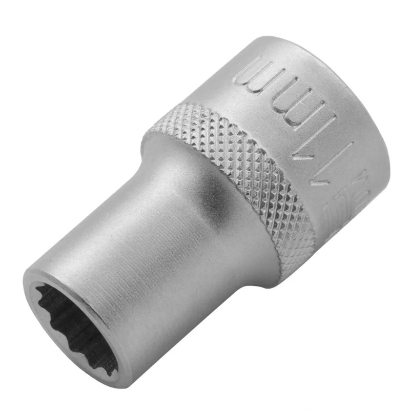 Головка торцевая Stels 13653, 11 мм, 12-гранная, CrV,под квадрат 1/2", хромированная в Угличе