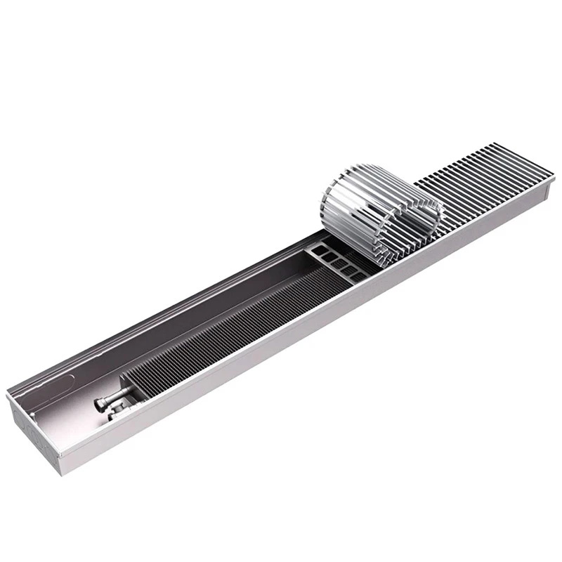 Конвектор встраиваемый внутрипольный Rommer RCN2-1000-1026160 RCN 100.260.1600 (длина 1600мм, ширина 260 мм, подключение боковое) в Кинешме