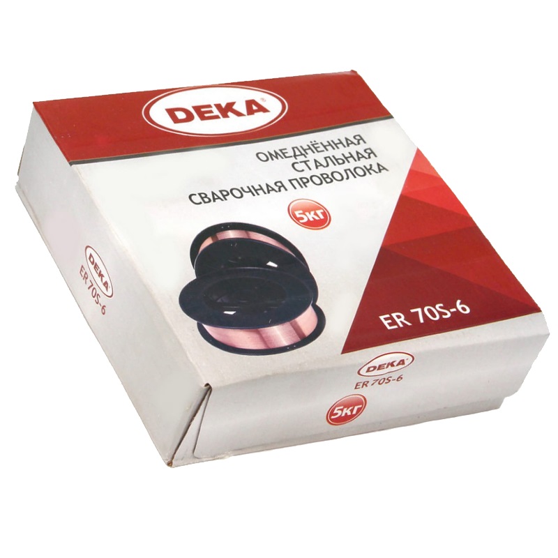 Сварочная проволока Deka ER70S-6, омедненная, 0,8 мм, 5 кг в Муроме