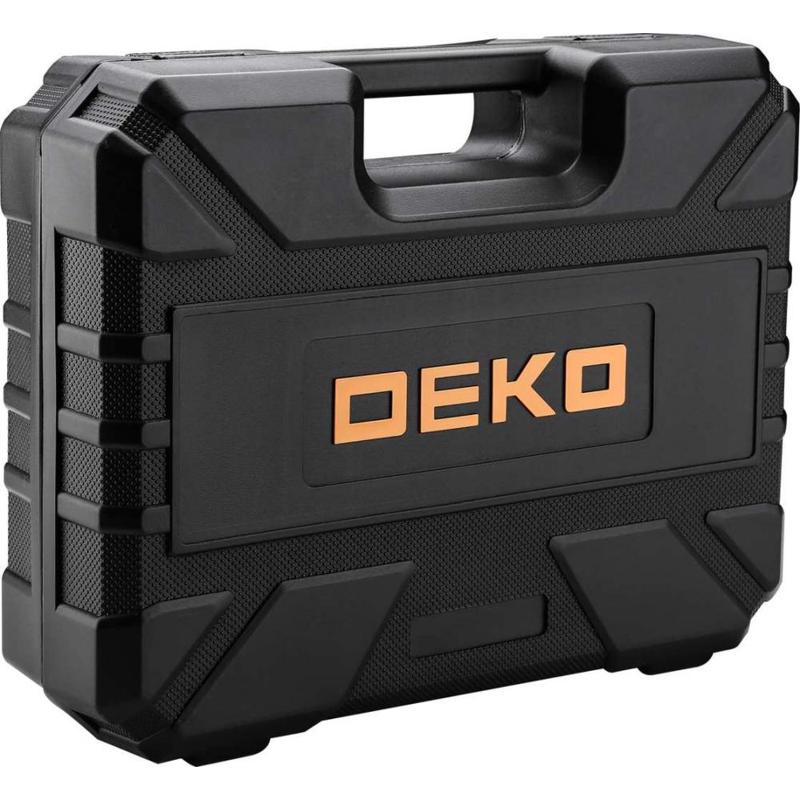 Аккумуляторная дрель-шуруповерт Deko GCD12DU3 063-4133, набор инструмента 104 шт. в Угличе