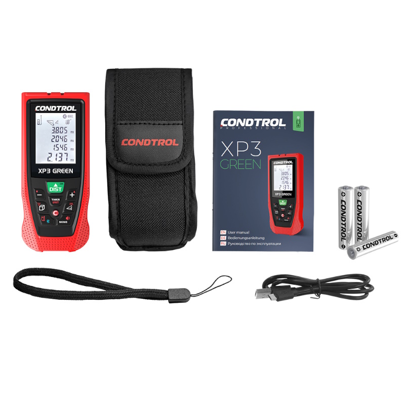 Лазерный дальномер Condtrol XP3 Green 1-4-107, 120м  в Вологде