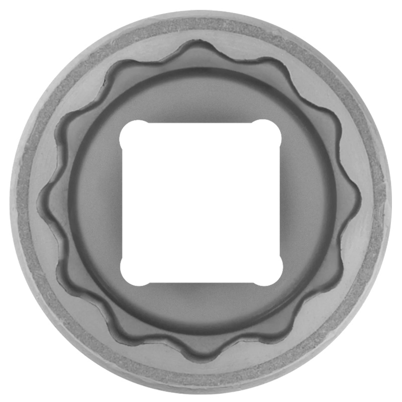 Головка торцевая Stels 13671, 27 мм, 12-гранная, CrV, под квадрат 1/2", хромированная в Муроме