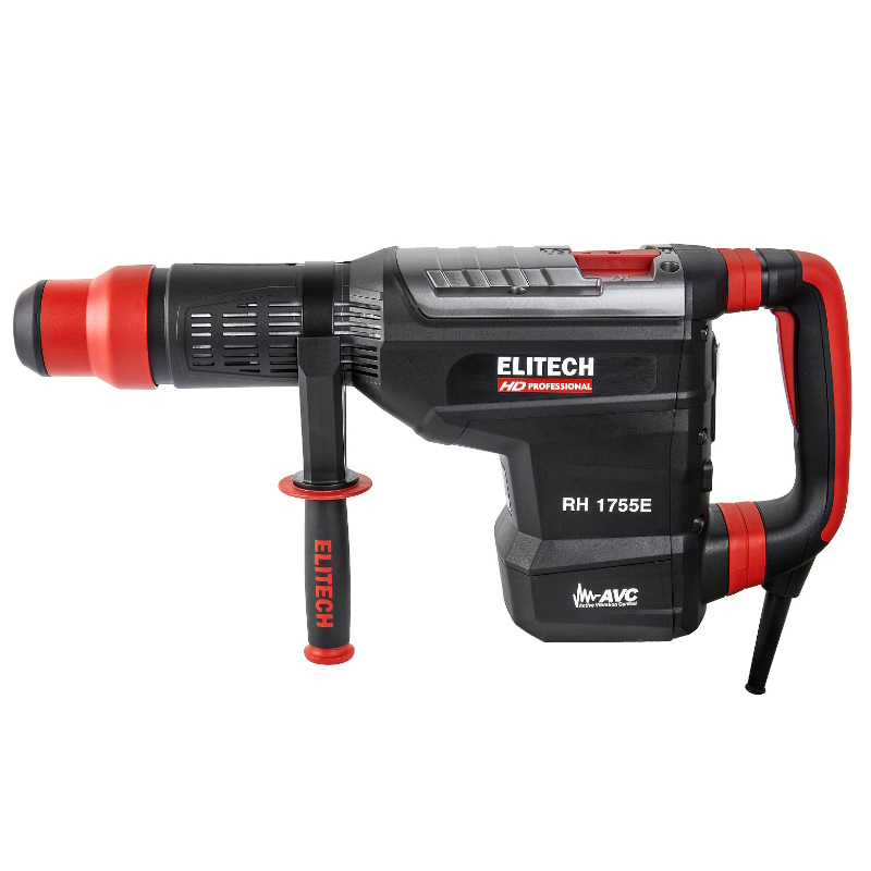 Перфоратор Elitech HD RH 1755E (E2205.021.01) в кейсе, с защитной муфтой, с виброзащитой