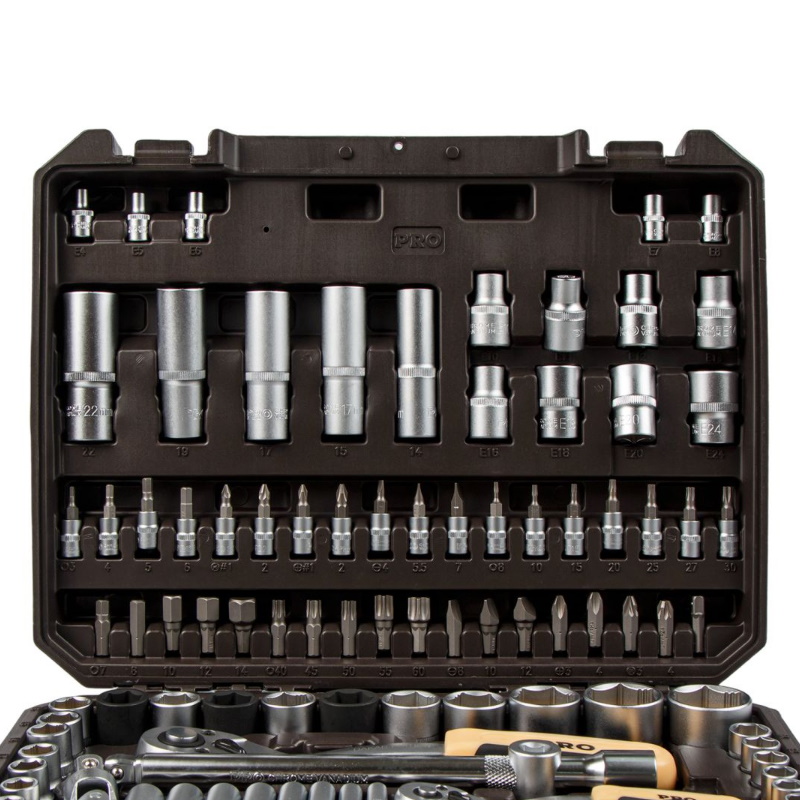 Набор головок и бит Startul PRO DAKAR PRO-110DK, 110 предметов, 1/4",1/2"