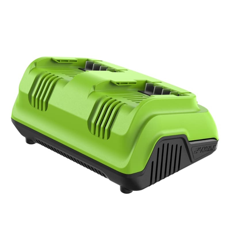 Ультрабыстрое двойное зарядное устройство Greenworks G24X2C8 2958807, 24V, 8A в Туле