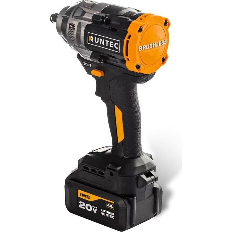 Гайковерт ударный Runtec PRO RT-IW1100 аккумуляторный 1/2", 20В, 2*4Ач, 1100Нм в Рыбинске