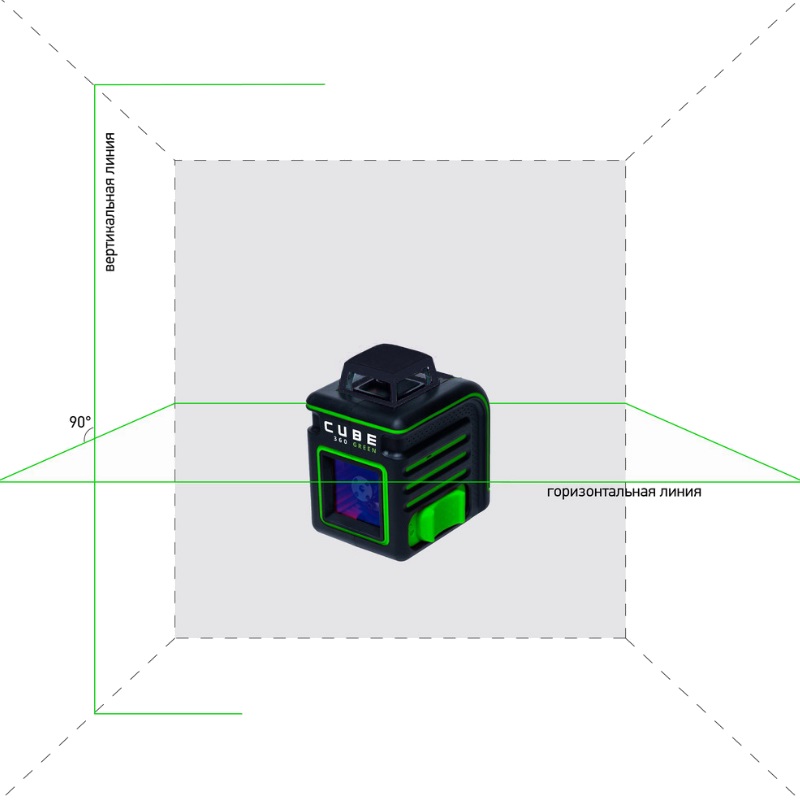 Лазерный уровень Ada CUBE 360 GREEN Professional Edition А00535 в Александрове