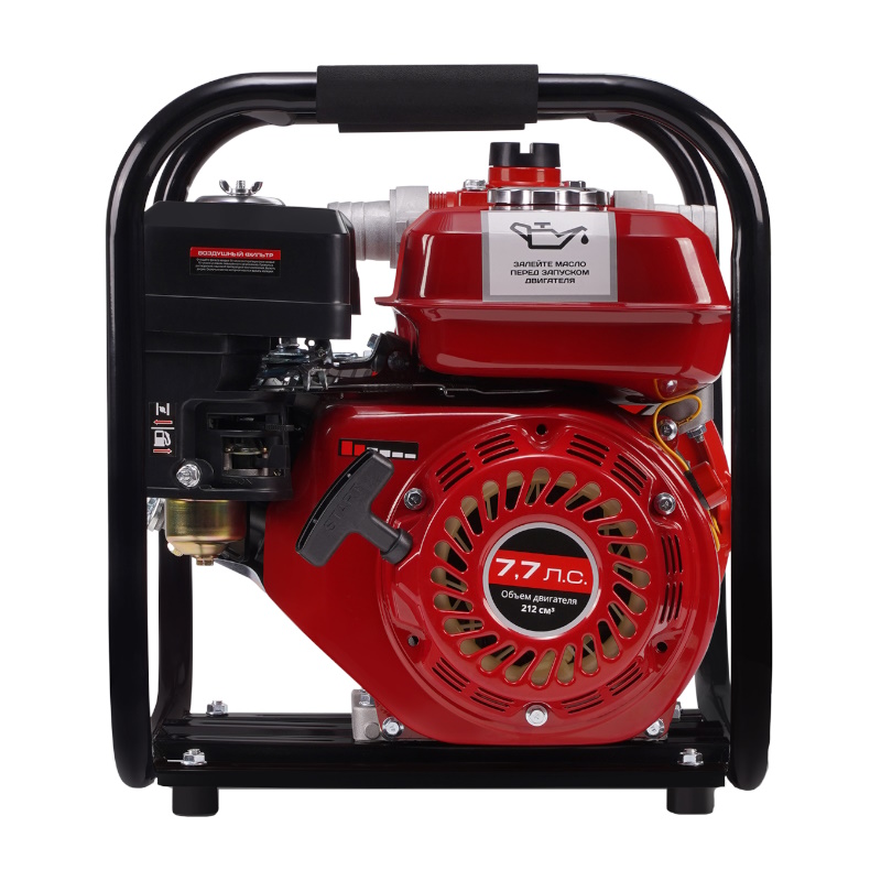 Мотопомпа бензиновая Stavr SMP 50HP 9070600096, D=50мм, высоконапорная, 4т ДВС 212см³, 5700Вт (7,7л.с), 600л/мин, глубина 8м, напор 62 м в Переславле