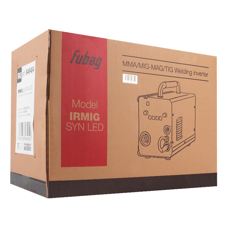 Сварочный полуавтомат Fubag IRMIG 200 SYN LED с горелкой 250А в комплекте