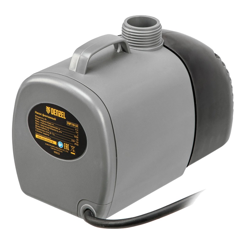 Насос фонтанный Denzel FNP110-34 99032 в Муроме