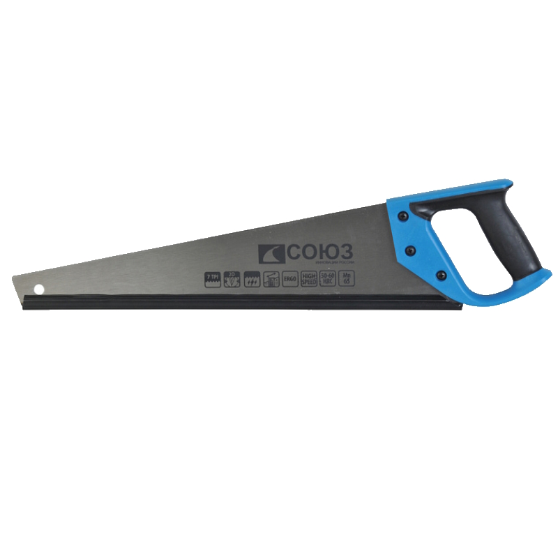 Ножовка по дереву Союз 1060-22-500С 500мм 7TPI 2D зуб 324₽