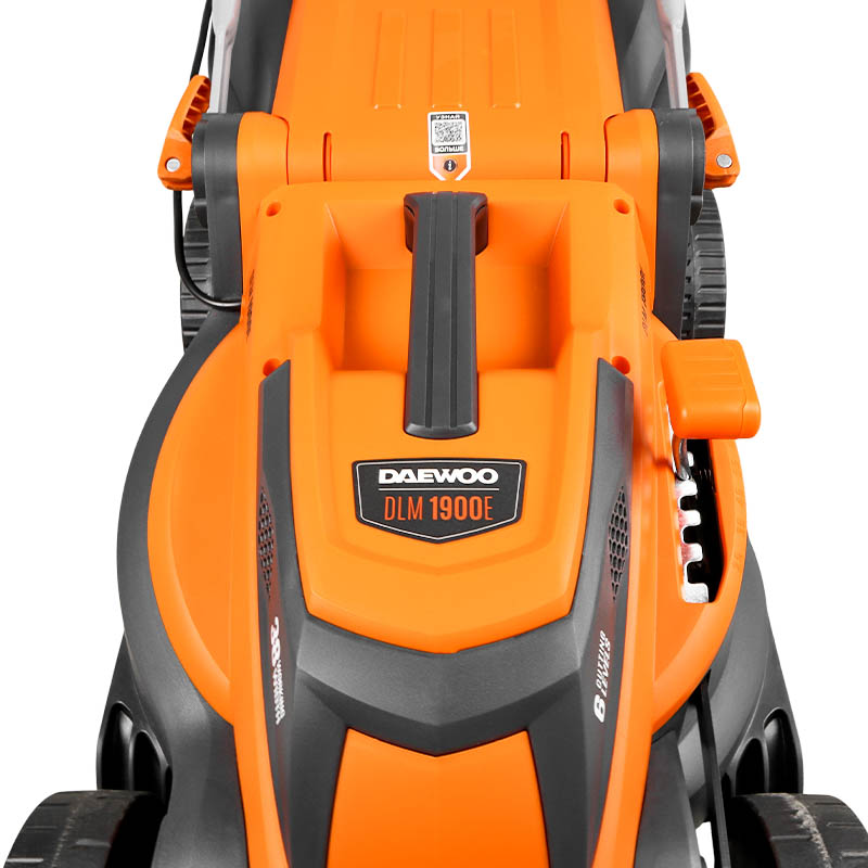 Газонокосилка электрическая Daewoo DLM 1900E (38см, объем травосборника 45 л, задний выброс травы)