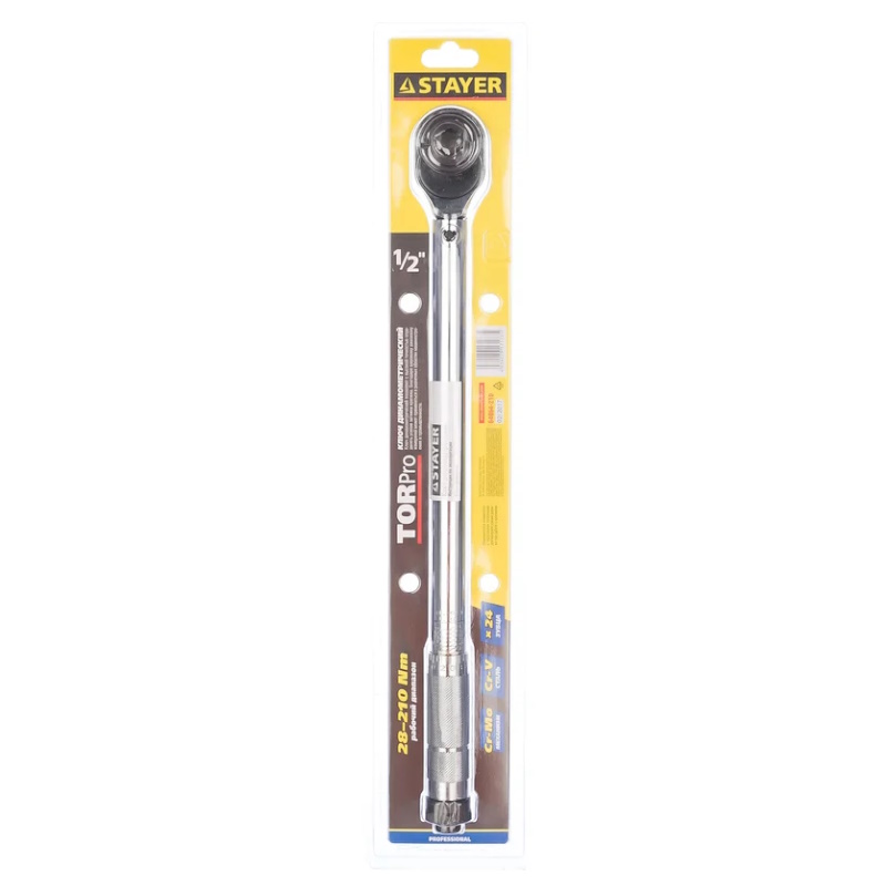 Ключ динамометрический Stayer Professional 64064-210, точность +/- 4%, 1/2", 28- 210Нм в Иваново