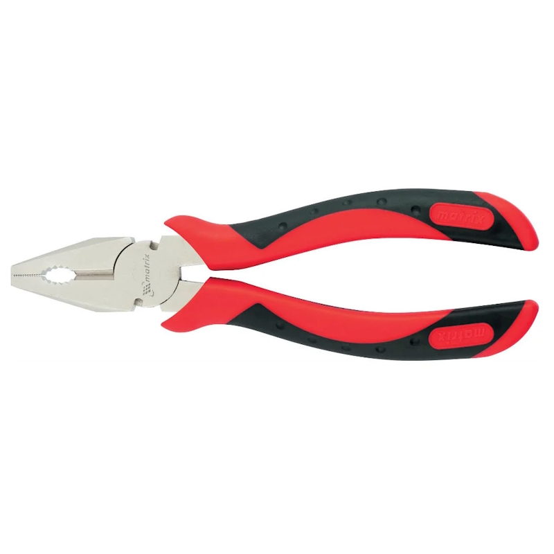 Плоскогубцы Matrix GRAND 169119 200 мм комбинированные никелированные двухкомпонентные рукоятки 352₽