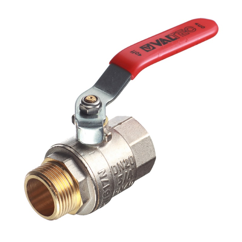 Кран шаровой Valtec BASE ВР-НР 3/4" стальная рукоятка VT.215.N.05