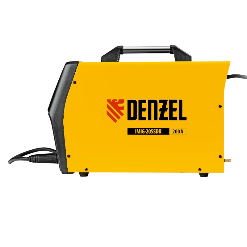 Аппарат инверторный полуавтоматической cварки Denzel IMIG-205SDR 94364, 200 А, ПВ 60%, катушка 5 кг в Угличе