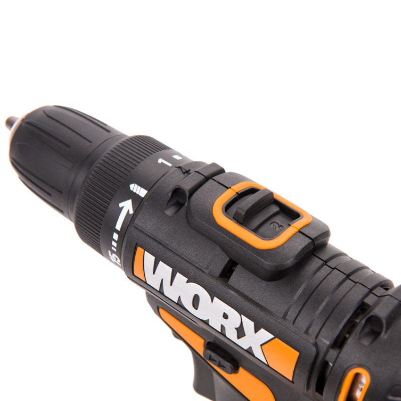 Дрель-шуруповерт аккумуляторная WORX WX101.1, 20В, 1.5Ач x2, кейс в Рыбинске