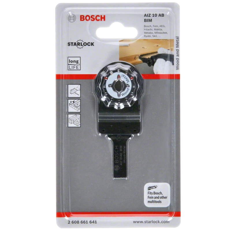 Пильное полотно для GOP Bosch BIM METAL 10.8 2.608.661.641, 10x20 мм в Муроме
