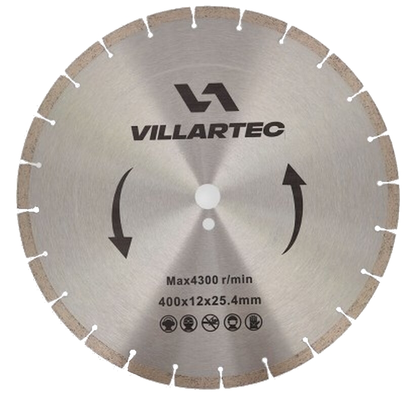 Алмазный отрезной круг Villartec 257304000001, D 400 мм (16") Гранит/Мрамор в Туле
