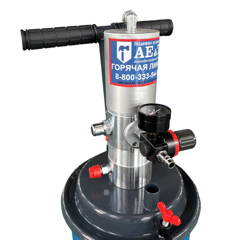 Солидолонагнетатель пневматический AE&T HG-68220, 20 л