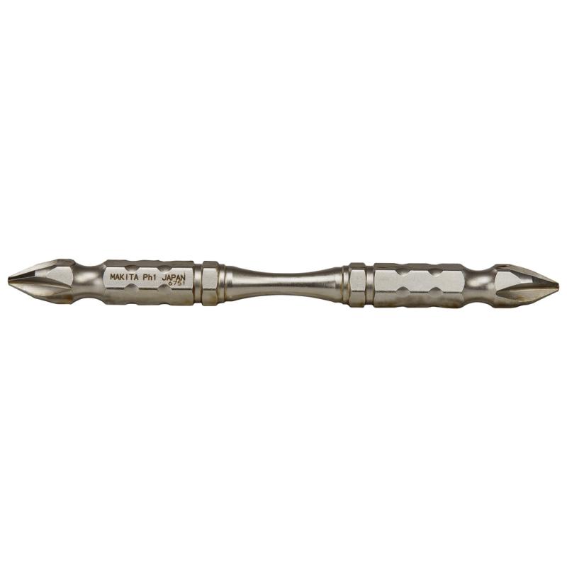 Насадка двусторонняя Makita Silver Torsion PH1, 85 мм, E-form (MZ), 3 шт. B-21842