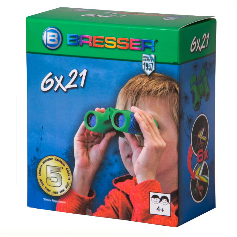 Бинокль детский Bresser Junior 26769, 6x21
