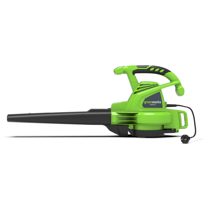 Электрический воздуходув-пылесос Greenworks GBV2800 2800 Вт 7942₽