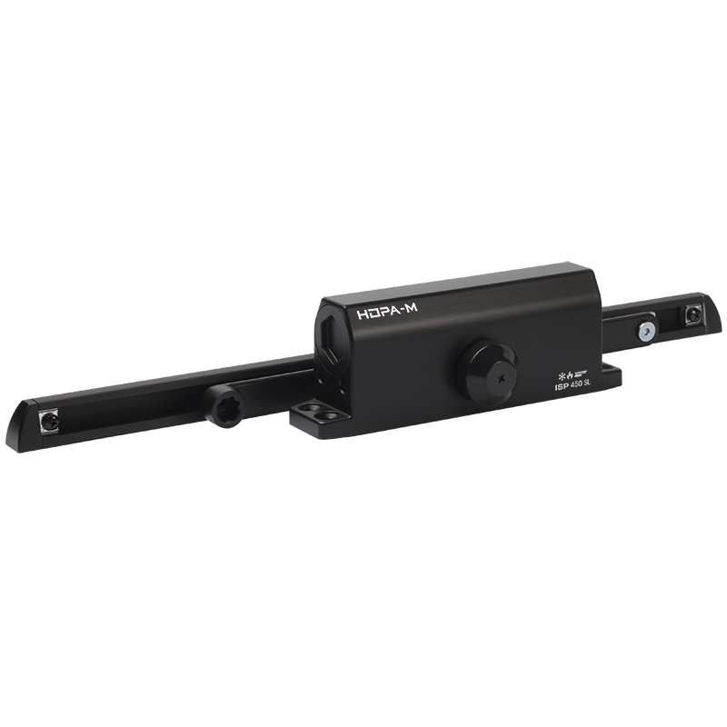 Доводчик дверной Нора-М ISPARUS 450 Slider 19307, от 110 до 150 кг, черный, со скользящей тягой во Владимире