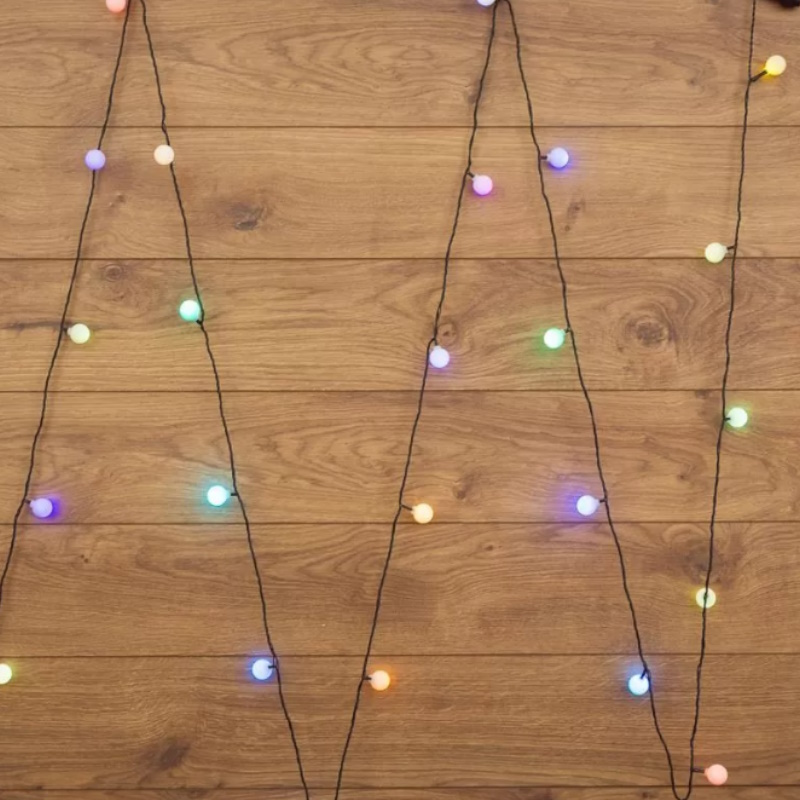 Гирлянда светодиодная Neon-Night "Шарики" 303-559 305388, 5 м, d25 мм, 25 LED  в Твери