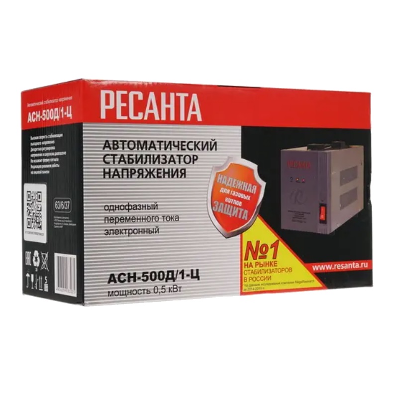 Стабилизатор напряжения Ресанта АСН-500Д/1-Ц 63/6/37 в Туле