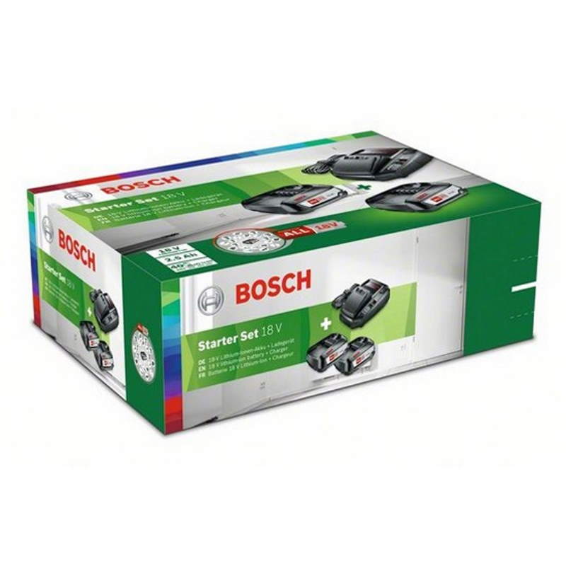 Набор Bosch (2 li-ion АКБ Starter Set 18 V  и ЗУ для инструмента AL 1830 CV 1600A011LD в Рыбинске