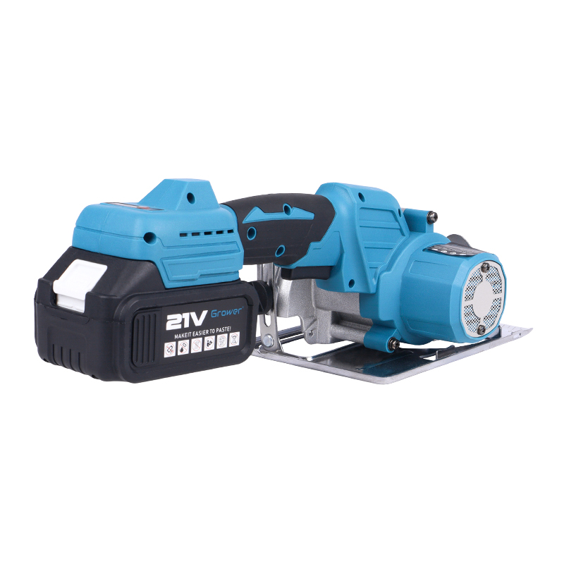 Бесщеточная аккумуляторная дисковая пила Grower DBL26, 145 мм, 21v (под Makita LXT), 4Ah, аккумулятор 2 шт., З/У   в Угличе