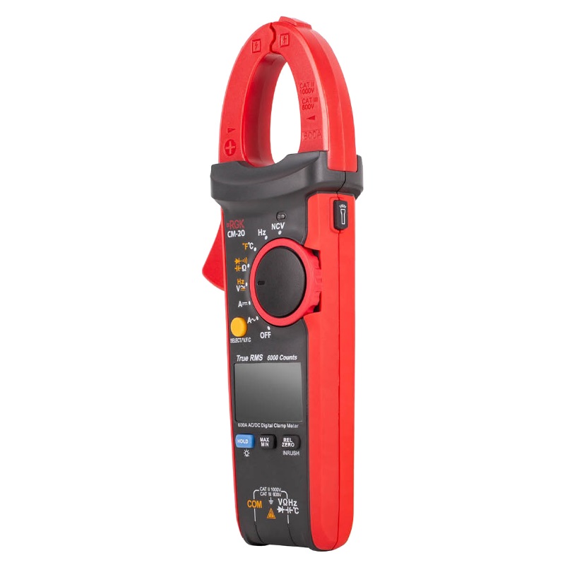 Токоизмерительные клещи RGK CM-20 779692 (с поверкой, напряжение постоянного и переменного тока) в Туле