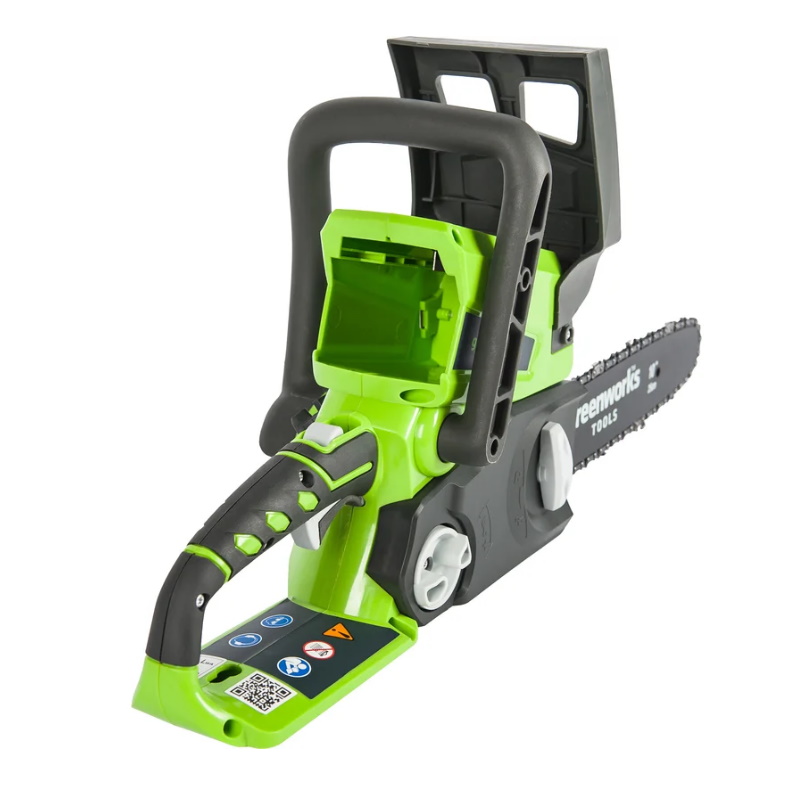 Пила цепная Greenworks G24CS25K2 24В 2000007VB, c аккумулятором 4 Ач и зарядным устройством в Коврове
