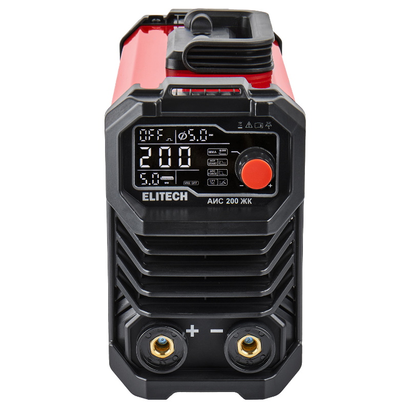 Инвертор Elitech АИС 200 ЖК 204745, MMA, 160-250В, 7.0 кВт, 20-200А в Твери