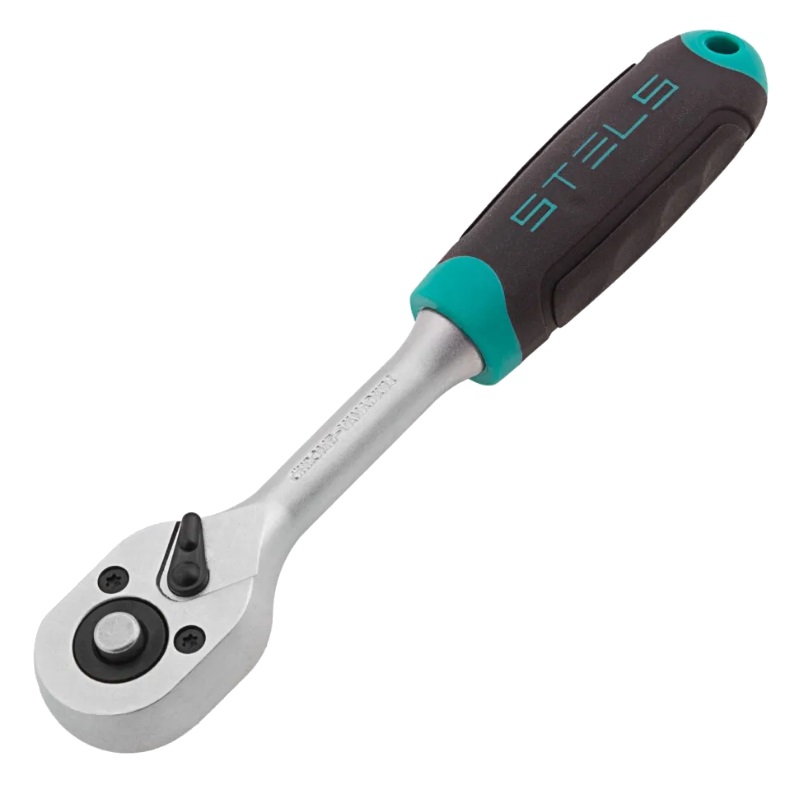 Ключ-трещотка Stels 14025 (1/4", 72 зуба, с быстрым сбросом, CrV) в Рыбинске