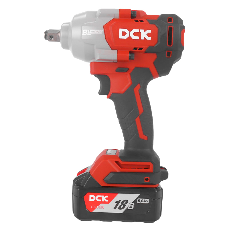 Гайковерт Dck KDPB698(TYPE FK), аккум ударный бесщеточный  18В, 1/2 ", 2*5А/ч. 698НМ в Кинешме