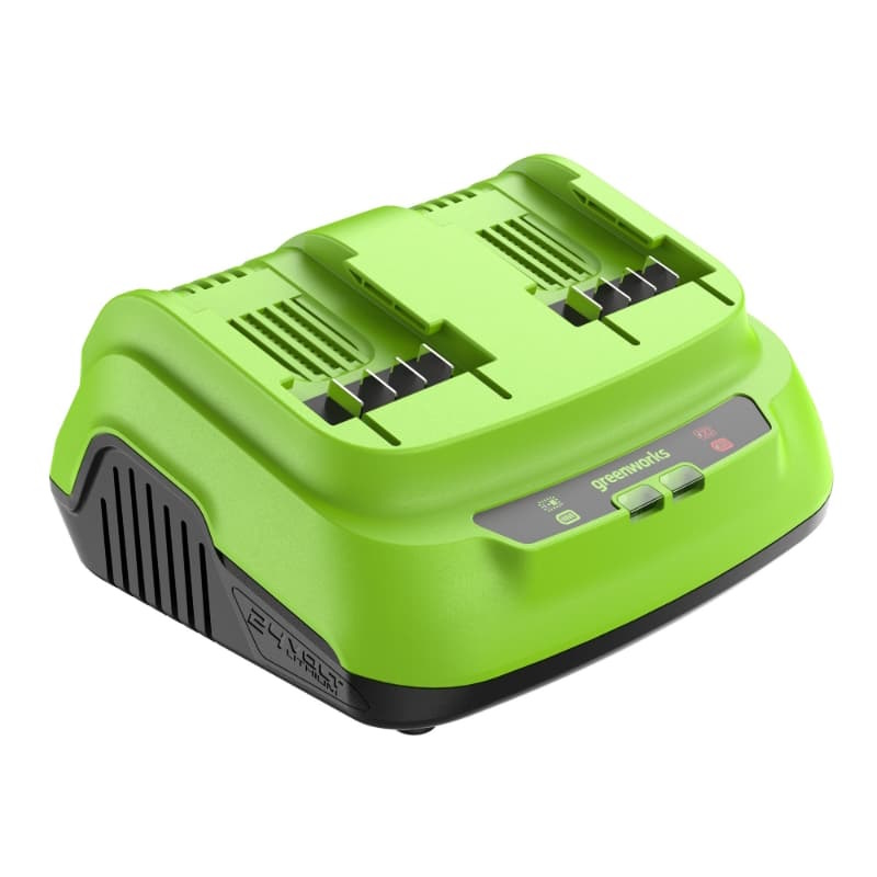 Ультрабыстрое двойное зарядное устройство Greenworks G24X2C8 2958807, 24V, 8A в Туле