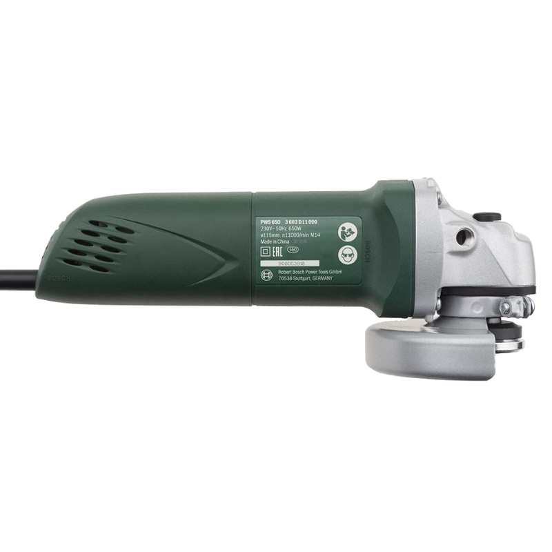 Угловая шлифмашина (болгарка) Bosch PWS 650-115 0.603.411.021, 115 мм, 650 Вт
