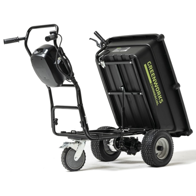 Садовая тележка самоходная Greenworks 82GC 7400607, 82V, 106 л, без АКБ и ЗУ