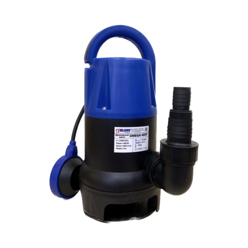 Насос погружной Belamos Omega 40 SP 125 лмин напор 5 м кабель 10 м 3223₽