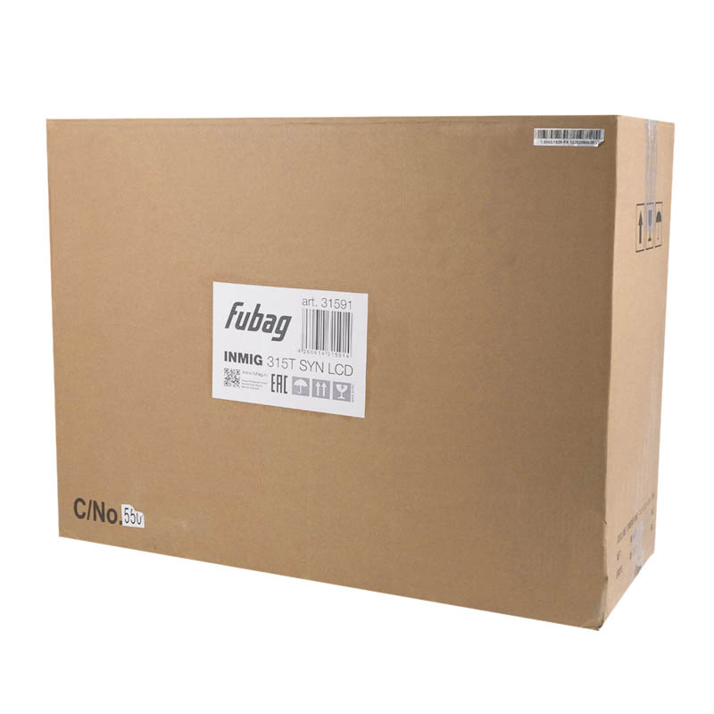 Сварочный полуавтомат инвертор Fubag INMIG 315T SYN LCD + горелка FB 360 3 м 31591.1